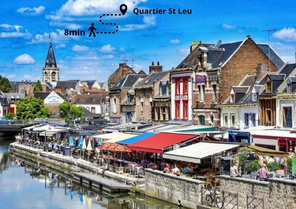 L Amiens Haussmann-Gare-Hortillonnages-Centre-Ville-Wifi 外观 照片